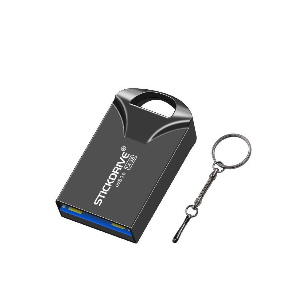 Wewoo - Clé USB STICKDRIVE 128 Go USB 3.0 haute vitesse Mini disque U en métal noir - Clés USB