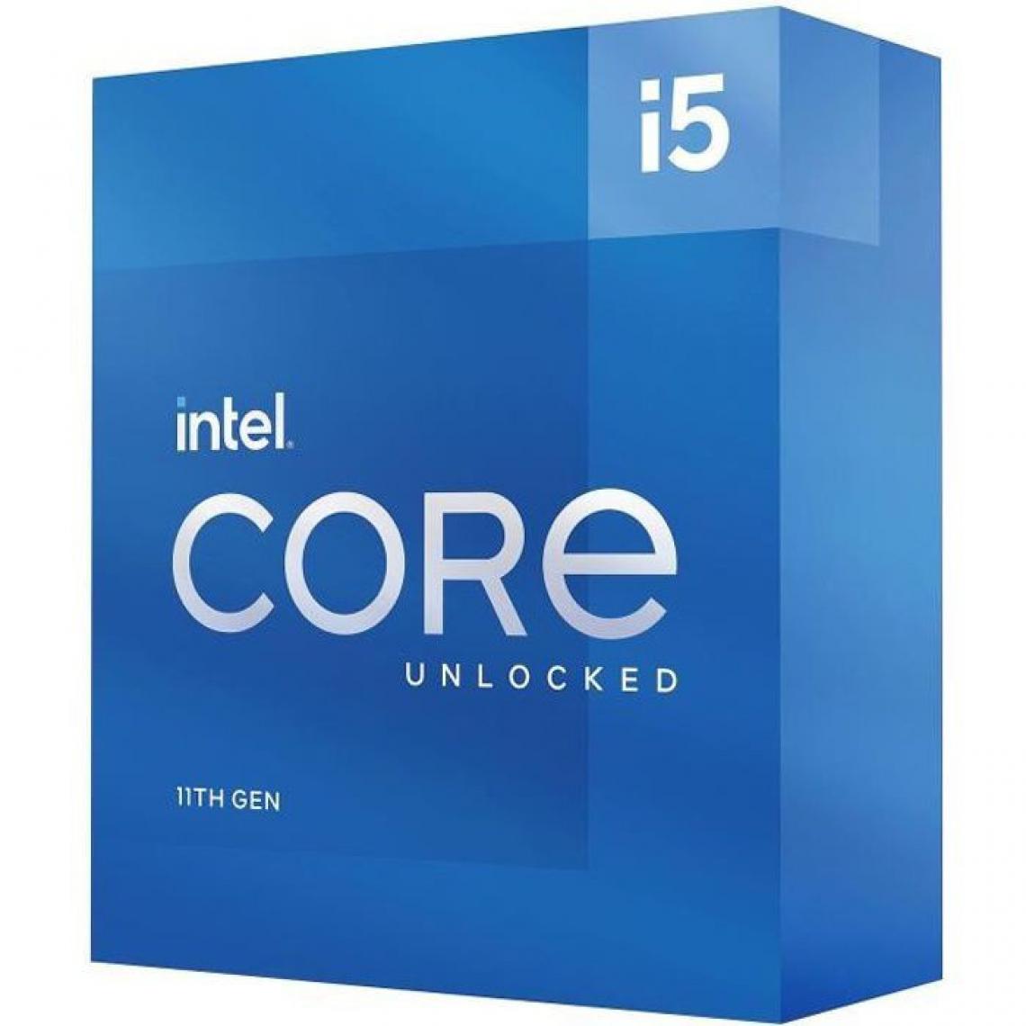 Intel - INTEL - Processeur Intel Core i5-11600 - 6 coeurs / 4,8 GHz - Socket 1200 - 65W - Processeur INTEL