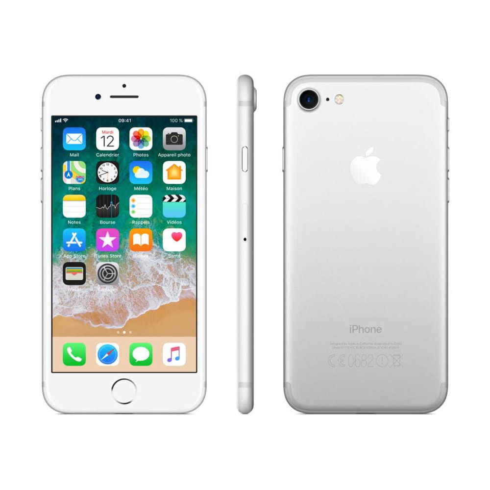Apple - iPhone 7 - 128 Go - MN932ZD/A - Argent - iPhone