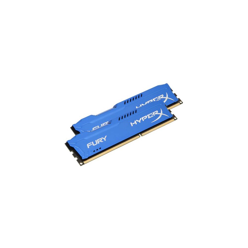 Kingston - HyperX Fury BLUE Series 8 Go (2 x 4 Go) - DDR3 1866 MHz Cas 10 - RAM PC Fixe