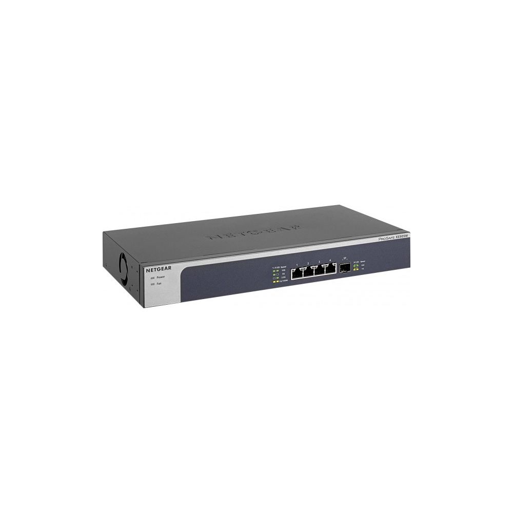 Netgear - ABI DIFFUSION Netgear XS505M switch 4 ports Multi-Gigabit 10/5/2,5/1 Gbps & 1 SFP+ - Switch