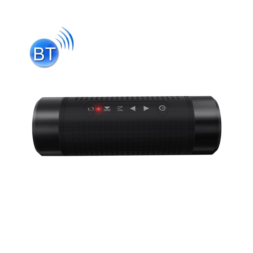 Wewoo - Enceinte Bluetooth Extérieur FM Radio Haut-Parleur Subwoofer Basse Haut-parleurs 5200 mAh Puissance Banque + LED lumière - Enceintes Hifi
