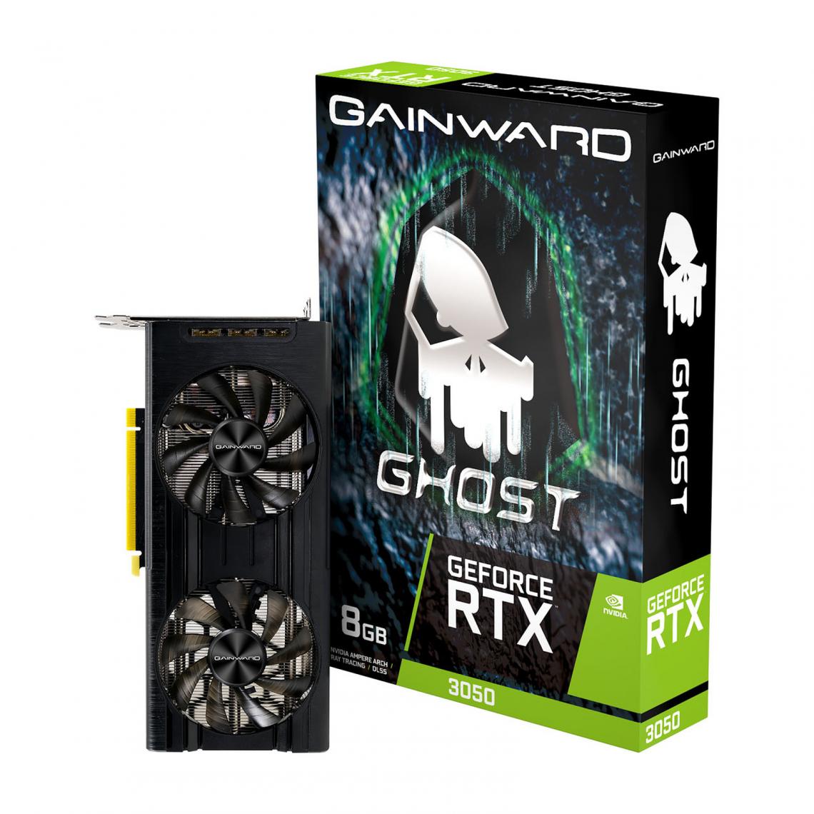 Gainward - Carte Graphique Nvidia GeForce RTX 3050 Ghost 8Go - Carte Graphique NVIDIA