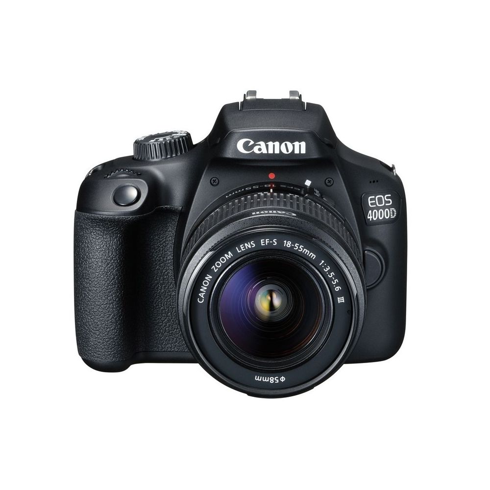 Canon - APN Reflex EOS 4000D + EF-S18-55 mm - Noir - Reflex Grand Public