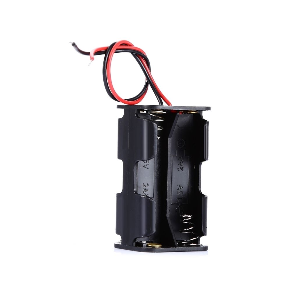 Wewoo - Composant Arduino noir pour LandaTianrui LDTR-DJ002 6 V 4 x AA Batteries Cas de stockage de avec 18 cm Câble - Accessoires alimentation