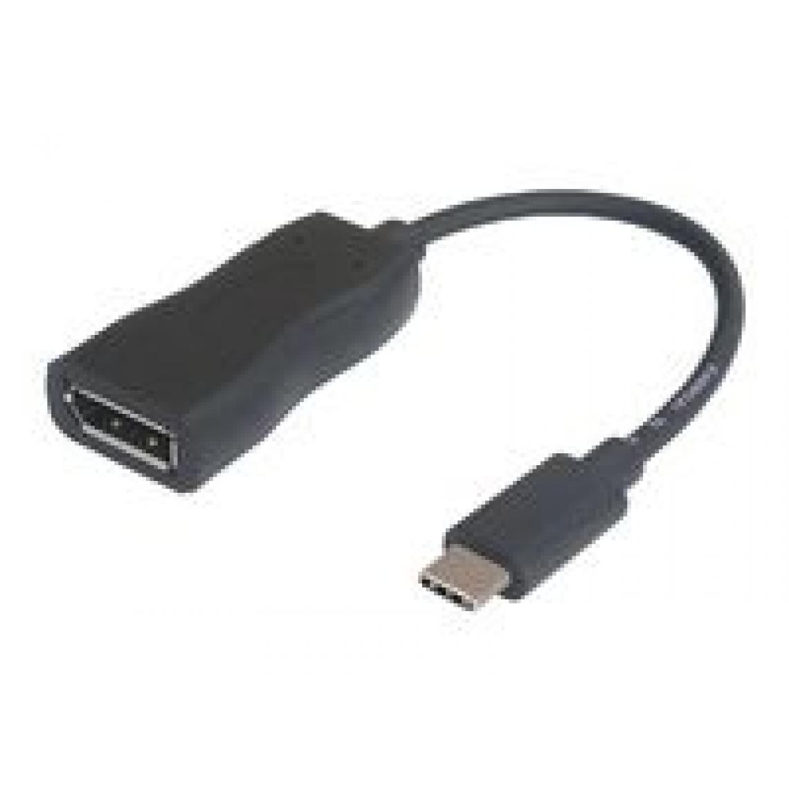 Disney Montres - Adapter USB3.1 C -DP M/F,Black Video resolution Up 4K*2K@30Hz 0,2m, Black, Support Audio and Video - Convertisseur Audio et Vidéo