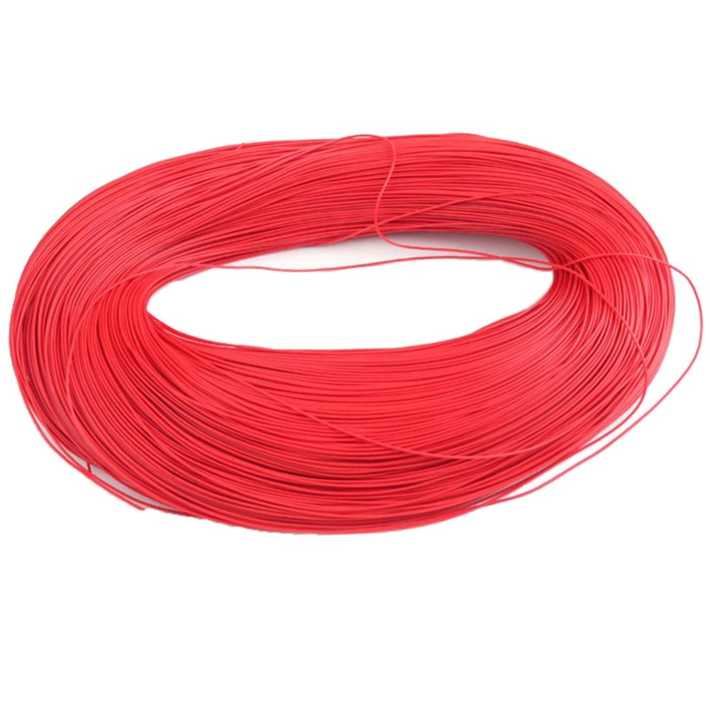 marque generique - 20awg câble de 3m toronné câble de raccordement flexible électrique bande d'essai rouge - Chaînes Hifi