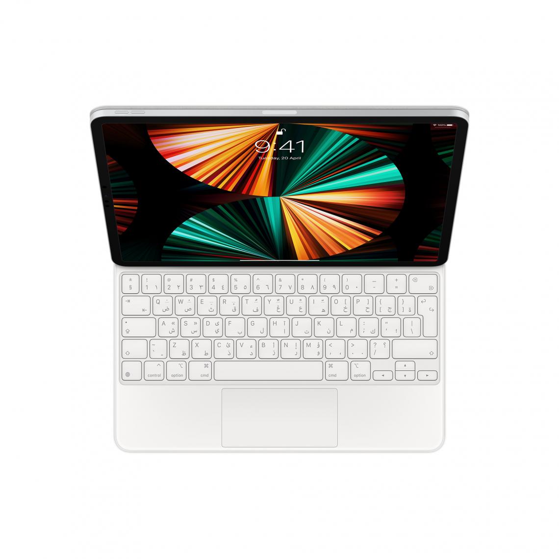 Apple - Apple MJQL3AB/A clavier pour tablette Blanc Arabe - Clavier