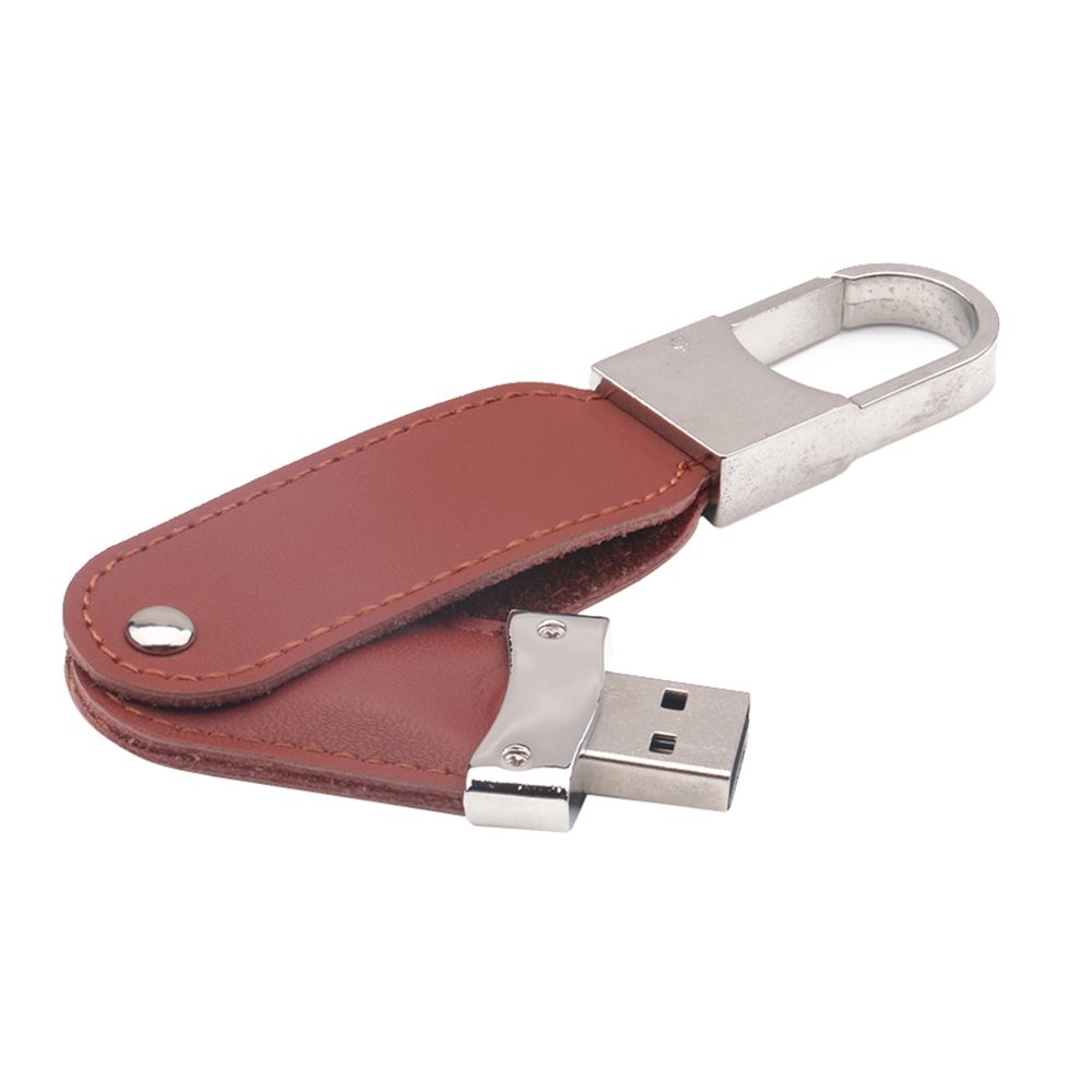 marque generique - Stylo à bille stylo disque U mode lecteur USB 2.0 imperméable brun 128M - Clés USB