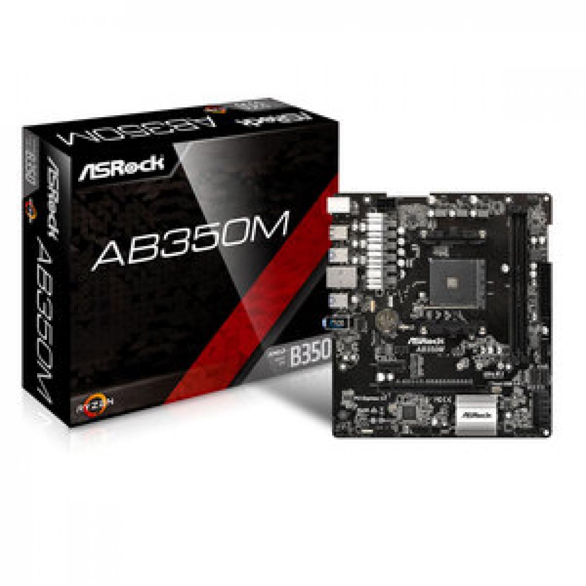 Asrock - AB350M - Carte mère AMD