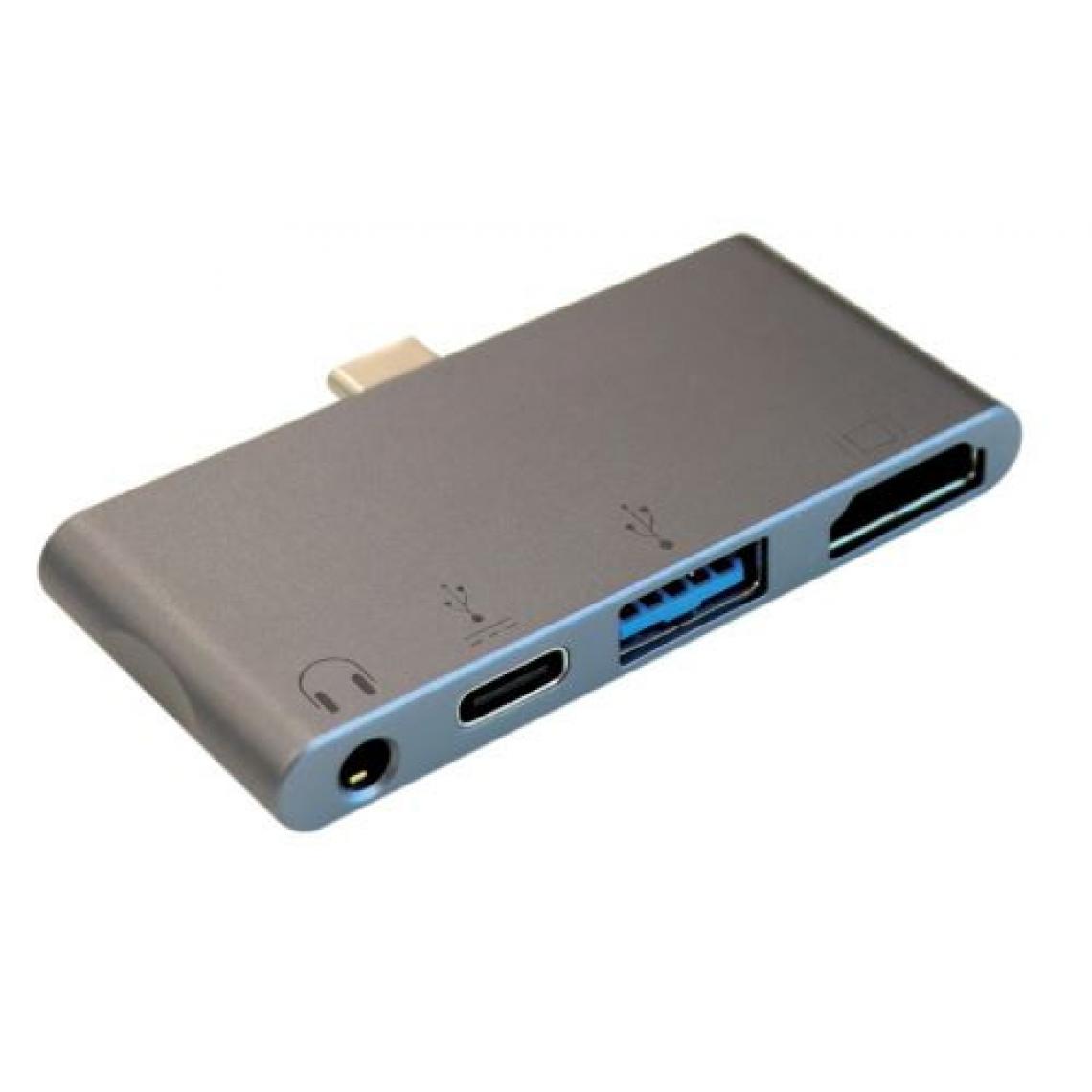 Itworks - Hub USB 4 en 1 pour Ipad Gris Sideral - Hub