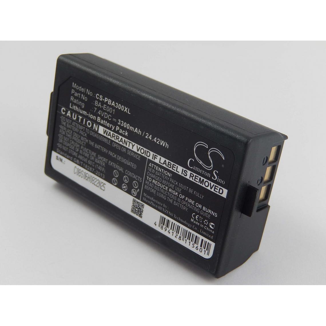 Vhbw - vhbw Batterie compatible avec Sonel PAT-10, PAT-2 imprimante, scanner, imprimante d'étiquettes (3300mAh, 7,4V, Li-ion) - Imprimante Jet d'encre
