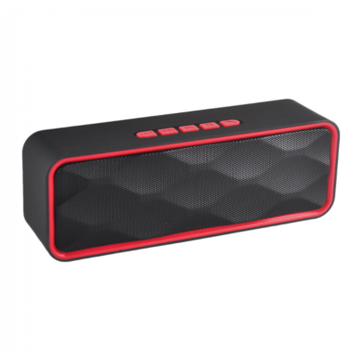 Chrono - Haut-parleur Bluetooth étanche 20W, haut-parleur Bluetooth portable TWS, caisson de basses et stéréo fort, 36 heures de lecture, IPX7, 102 pieds, haut-parleur Bluetooth sans fil avec microphone, AUX(Rouge) - Enceintes Hifi