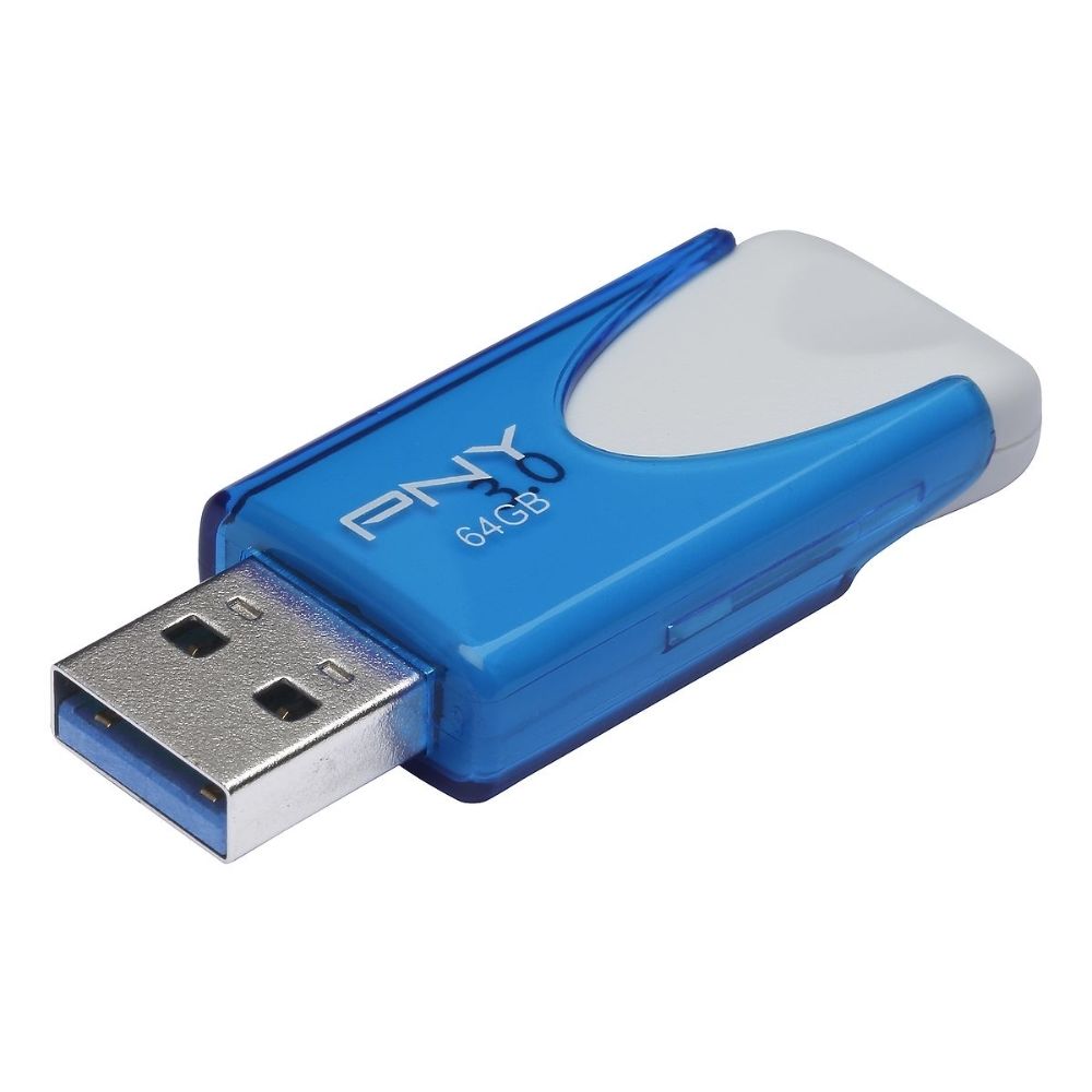 PNY - Clé USB - 64 Go - FD64GATT430-EF - Bleu foncé - Clés USB