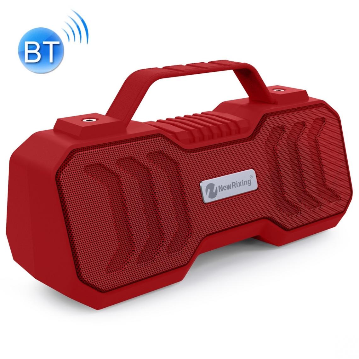Wewoo - Enceinte Bluetooth NR-4500 Haut-parleur stéréo sans fil portable Compatible avec la fonction TWS / FM Rouge - Enceintes Hifi