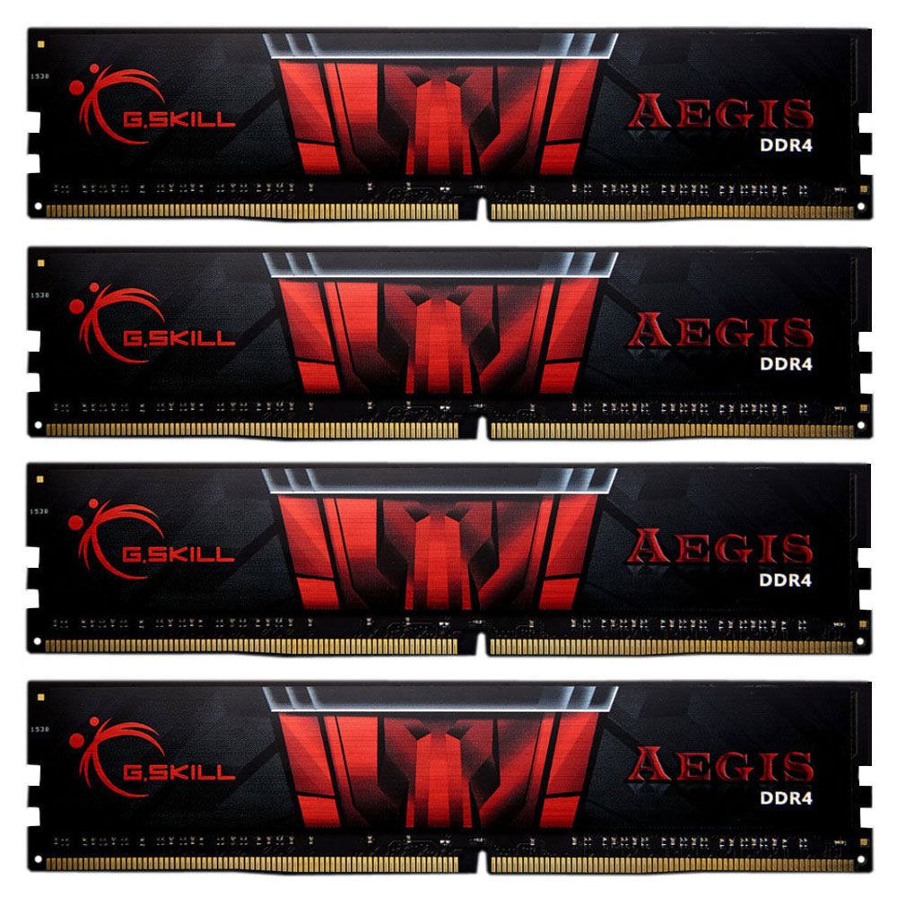 G.Skill - Aegis Gaming Series 64 Go (4 x 16 Go) - DDR4 2400 Mhz Cas 15 - RAM PC Fixe