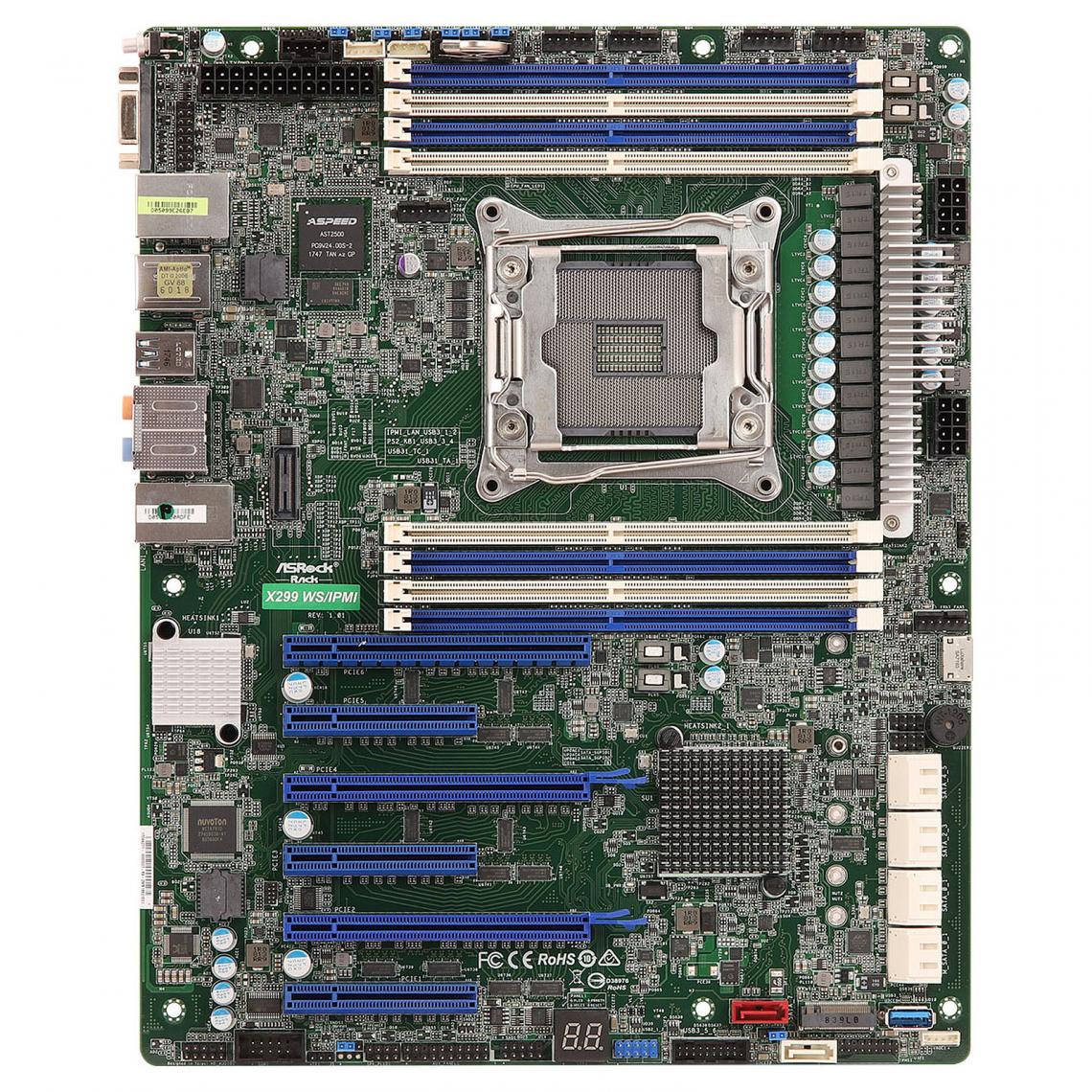 Asrock - Rack X299 WS/IPMI - Carte mère Intel