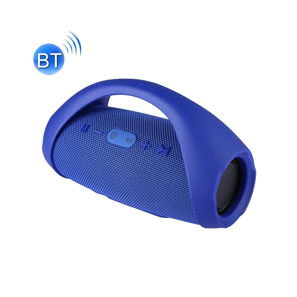 Wewoo - Enceinte Bluetooth bleu pour iPhone, Samsung, HTC, Sony et autres Smartphones Haut-Parleur Stéréo Portable V3.0 Anti-Éclaboussures avec Poignée - Enceintes Hifi