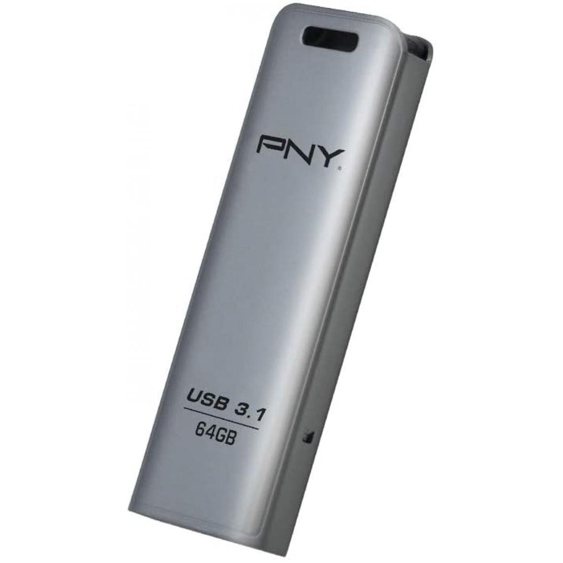 PNY - ELITE STEEL USB 3.1 64Go USB Stick ELITE STEEL USB 3.1 64Go USB Stick - Clés USB