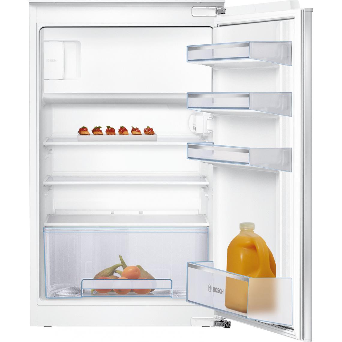 Bosch - Réfrigérateur 1 porte intégrable - KIL18NSF0 - SER2 - Classe énergie A++ - 88x56cm - Blanc - Réfrigérateur