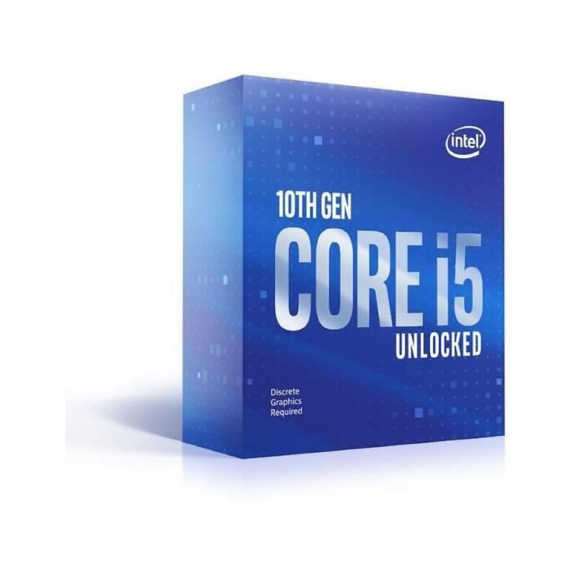 Intel - Processeur Intel Core i5-10600KF (BX8070110600KF) Socket LGA1200 (chipset Intel serie 400) 125W - Processeur INTEL