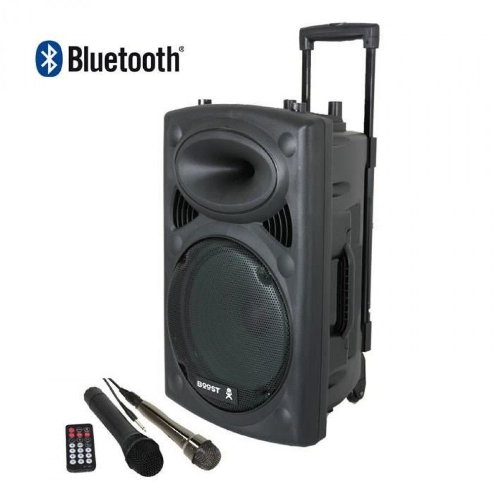 Boost - Enceinte colonne - PORT 8 VHF BT - Noir - Sonorisation portable