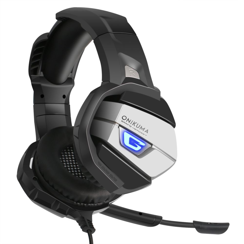 marque generique - K5 Casque de jeu stéréo pour casques d'écoute avec microphone pour PC, PC, Xbox One et contrôleur - Micro-Casque