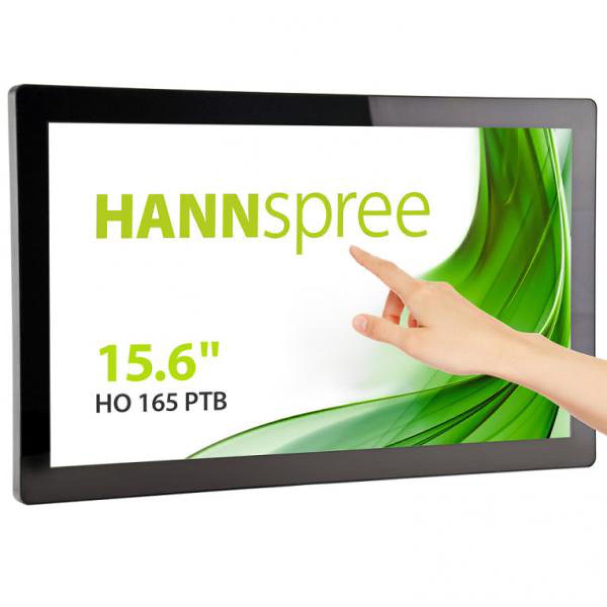 Hannspree - MONITOR HANNS HO165PTB 15,6" FHD HDMI DP ALTAVOCES TACTIL 24/7 SIN MARCO NEGRO - Tablette Windows
