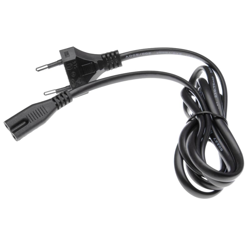 Vhbw - vhbw Câble d'alimentation cordon électrique Schuko Secteur Prise C7 figure 8 1.2m pour PC portable, Monitor, Imprimante - Accessoires alimentation