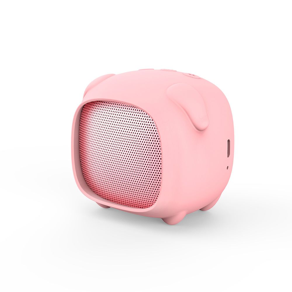 We - Pack enceinte Bluetooth fille 2 coque interchangeable lapin/cochon - Enceintes Hifi