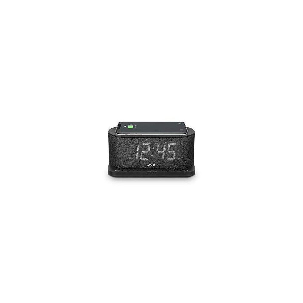 Spc - Radio-réveil avec Chargeur sans fil SPC 4582N 4,3"" LED USB Noir - Radio
