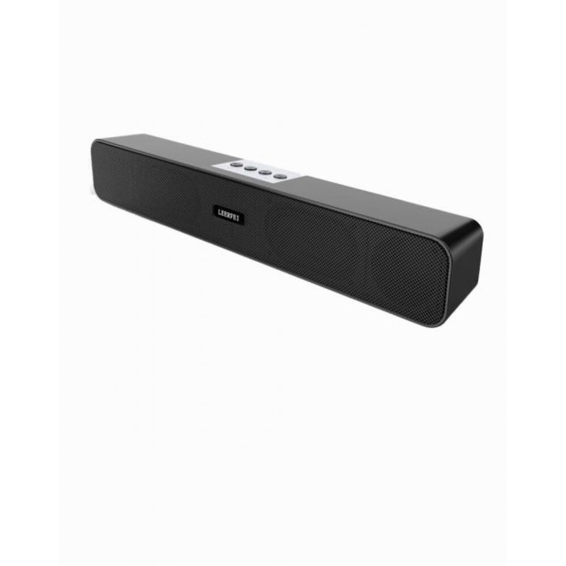 Universal - Haut-parleur Bluetooth 40 W, étanche et portable, pour PC, haut-parleur, subwoofer, centre de musique, haut-parleur | Portable Speaker (noir) - Enceinte PC
