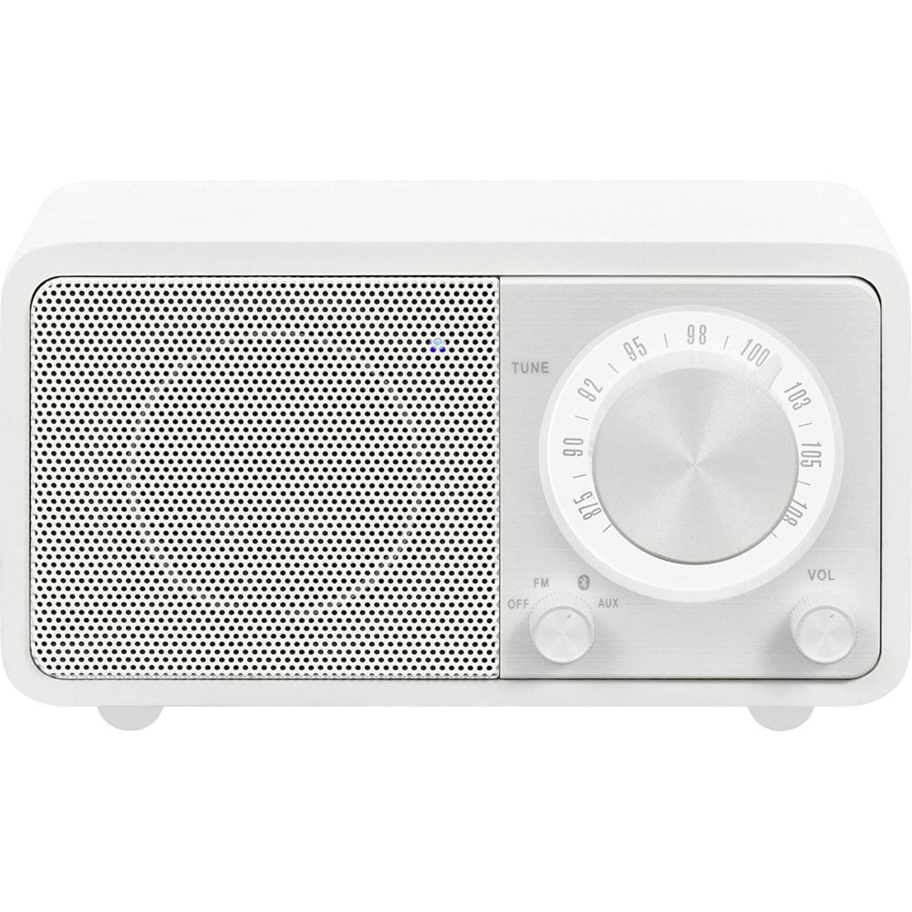 Sangean - Radio FM traditionnelle Bluetooth avec 36H d'autonomie blanc - Radio