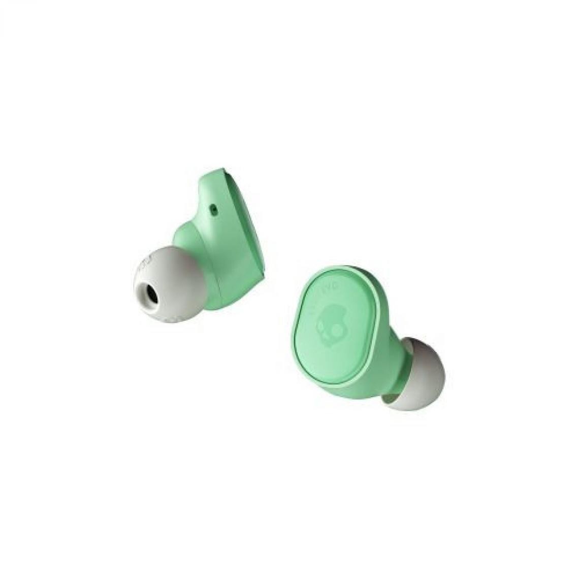 Skullcandy - Ecouteurs sans fil True Wireless Skullcandy Sesh Evo Vert - Ecouteurs intra-auriculaires