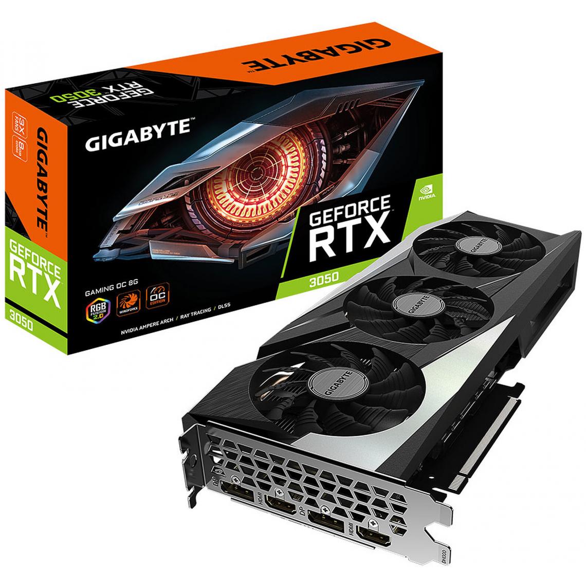Gigabyte - GeForce RTX™ 3050 GAMING OC 8G - Carte Graphique NVIDIA