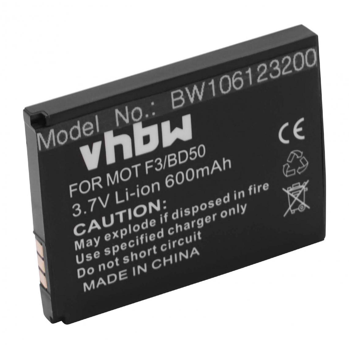 Vhbw - vhbw Batterie remplacement pour AVM 100402, 312BAT006, 312BAT016, BAK130506, EAC62339101 pour téléphone fixe sans fil (600mAh, 3,7V, Li-ion) - Modem / Routeur / Points d'accès