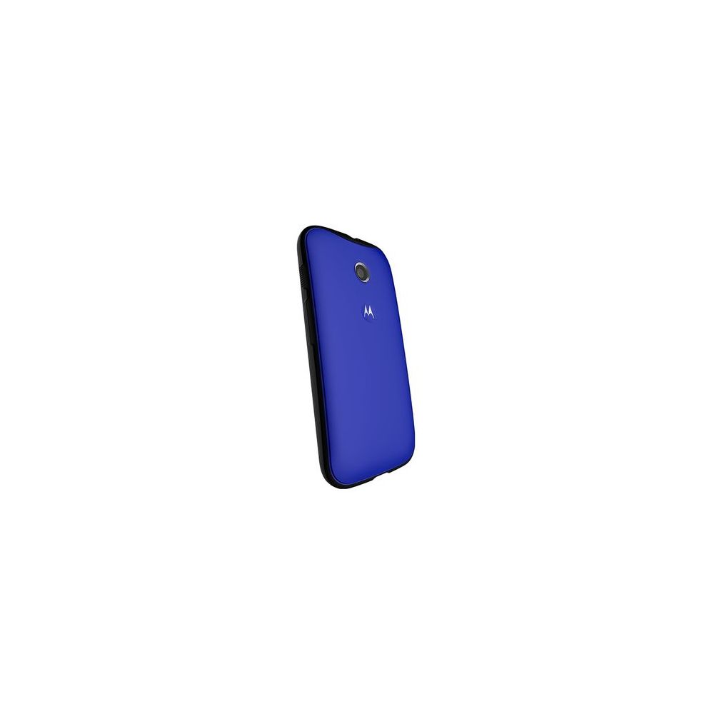 Motorola - Coque avec Bumper pour Motorola Moto E - Bleu roi / Noire - Coque, étui smartphone