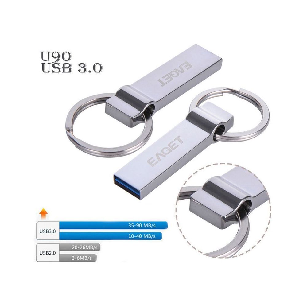 marque generique - 32GO USB 3.0 Clé USB Clef Mémoire Flash Data Stockage EAGET U90 1 - Clés USB