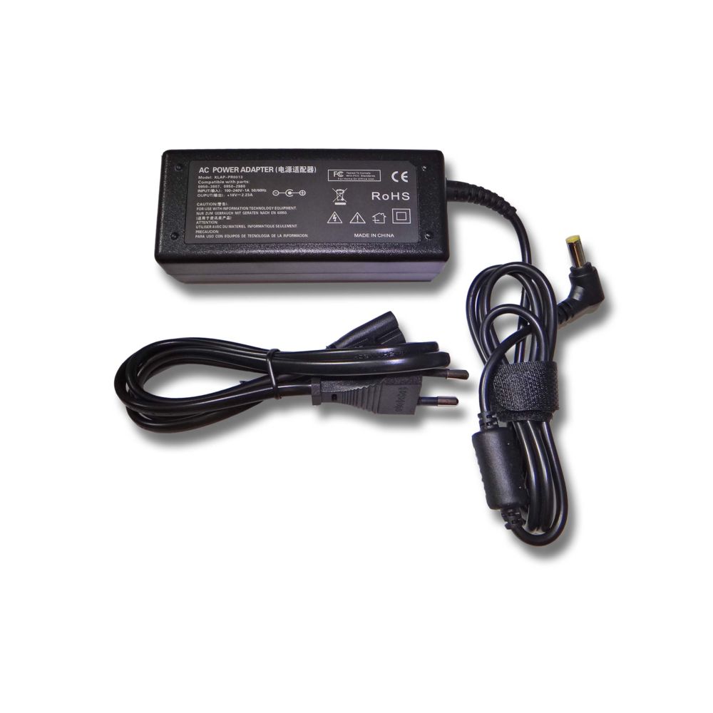Vhbw - vhbw Imprimante Adaptateur bloc d'alimentation Câble d'alimentation Chargeur compatible avec HP Officejet 5110v, 5110xi, V30, V40 imprimante - 2.23A - Accessoires alimentation