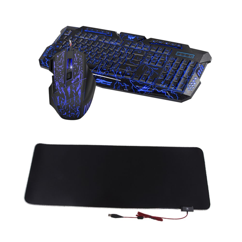 marque generique - Gaming Keyboard Mouse Mousepad - Clavier