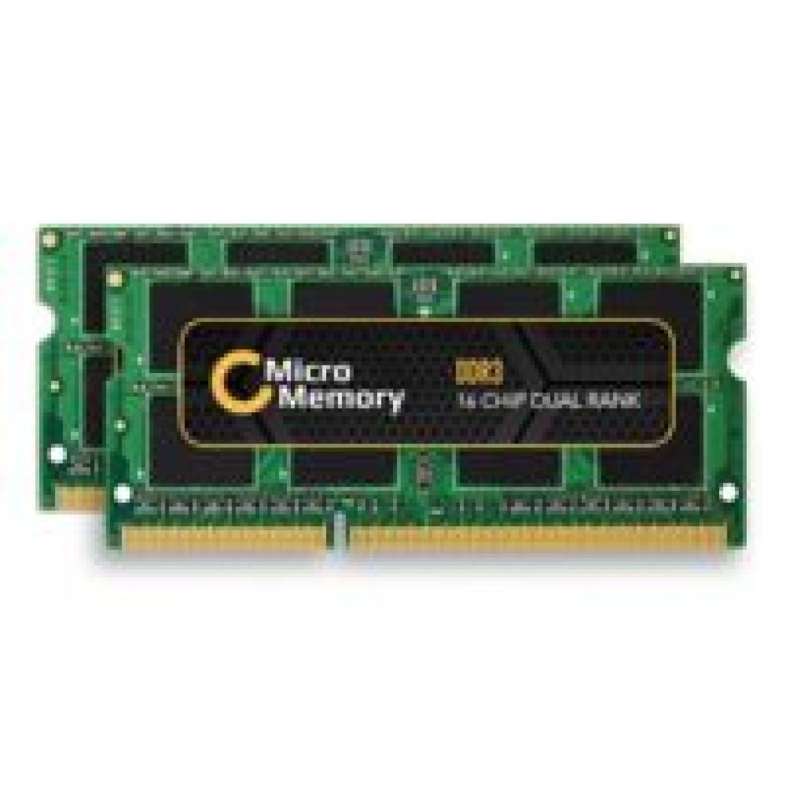Because Music - MicroMemory 8GB KIT DDR3 1333MHZ SO-DIMM - RAM PC Fixe
