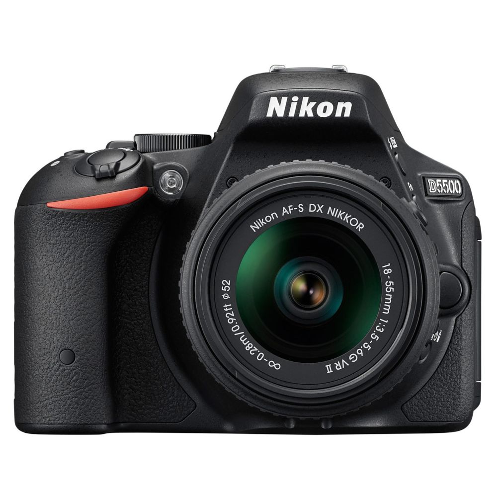 Nikon - APN Réflex D5500 + AF-S DX NIKKOR 18-55mm - VBA440K001 - Reflex Grand Public