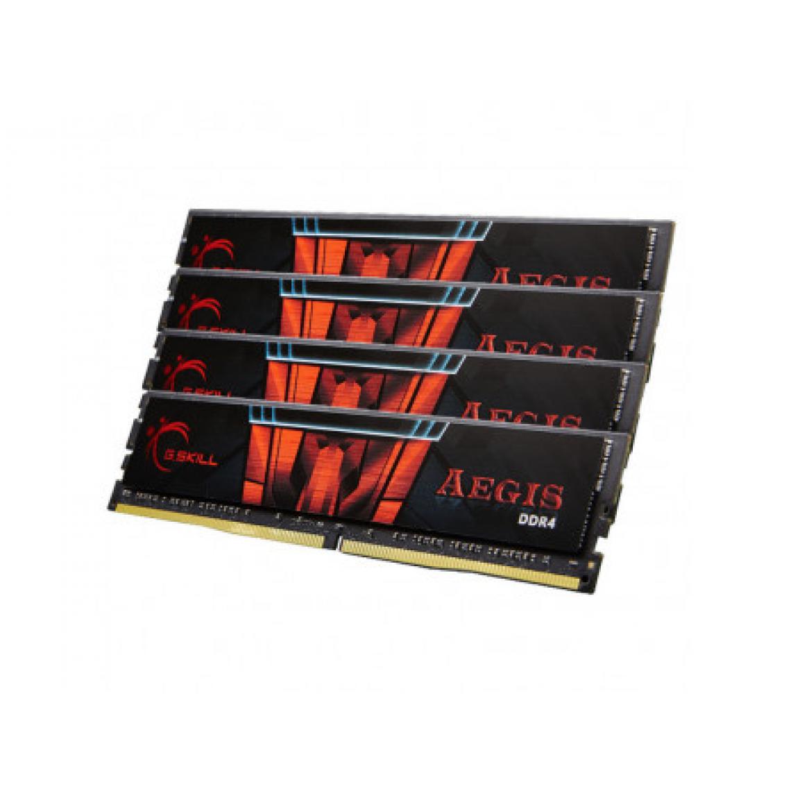 Gskill - Aegis 64 Go (4x16 Go) DDR4 2400 MHz CL15 - RAM PC Fixe