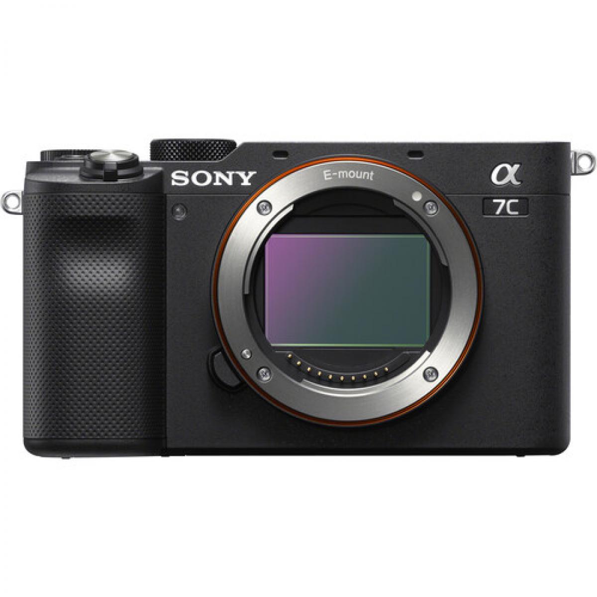 Sony - Appareil photo numérique sans miroir Sony Alpha a7C (boîtier uniquement, noir) - Appareil Hybride