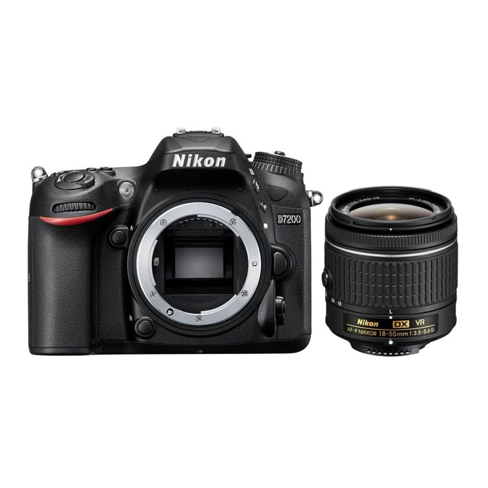 Nikon - NIKON D7200 + AF-P DX 18-55mm F3.5-5.6G VR - Reflex Grand Public