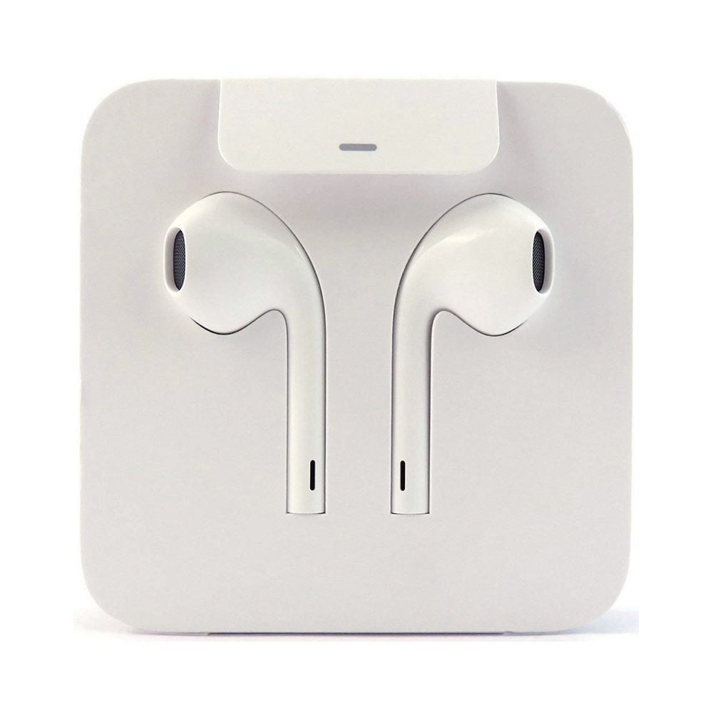 Apple - Apple MMTN2 - Écouteurs EarPods d'Origine Pour Iphone - Lightning - Fourni Avec Adaptateur Lightning vers Jack - Blanc (En Vrac) - Ecouteurs intra-auriculaires