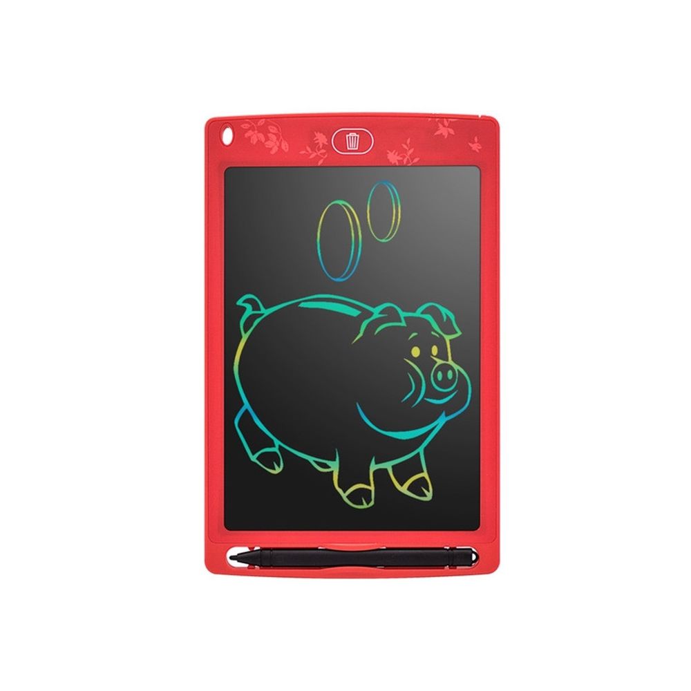 Wewoo - Tablette graphique 8,5 pouces LCD couleur enfants LCD planche à dessin électronique rouge - Tablette Graphique