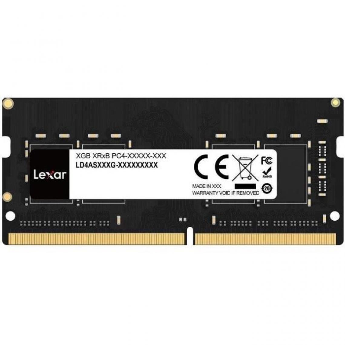 Lexar - Mémoire RAM - LEXAR - DRAM - 16Go - (LD4AS016GB3200GSST) - RAM PC Fixe