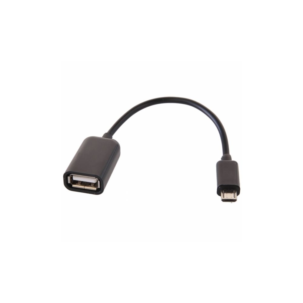 marque generique - LogiLink AA0035 Adaptateur de câble avec Micro USB pour Smartphone M/F 0,20 m - Câble USB