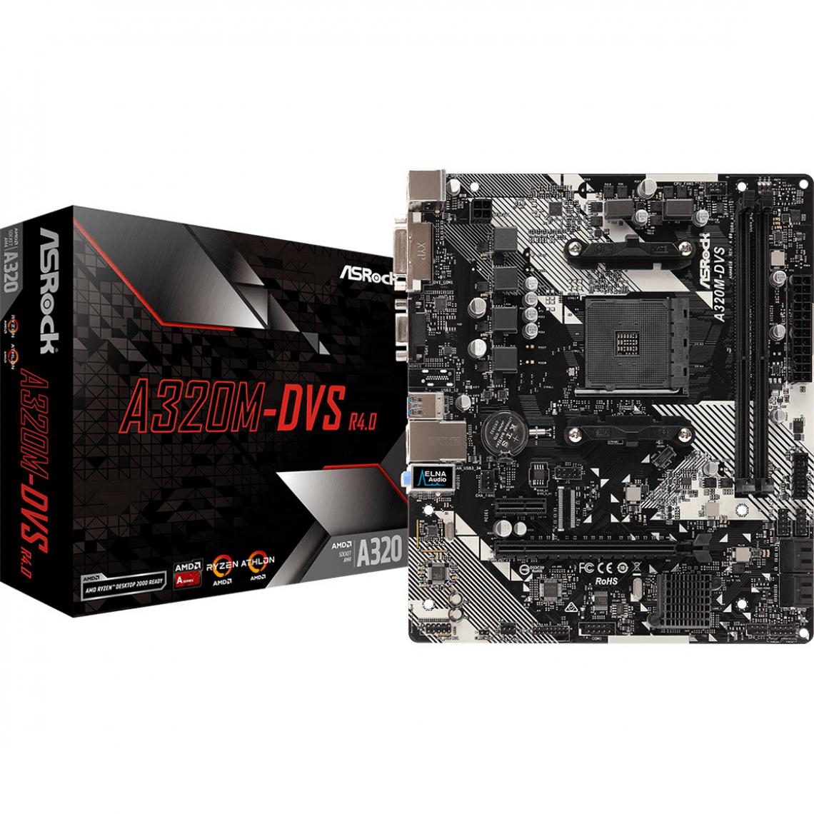 Asrock - A320M-DVS R4.0 - Carte mère AMD